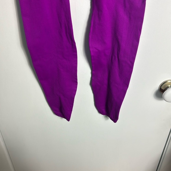 Free People Movement High-Rise 7/8 Length Good Karma Leggings Vivid Violet M/L - Picture 4 of 15